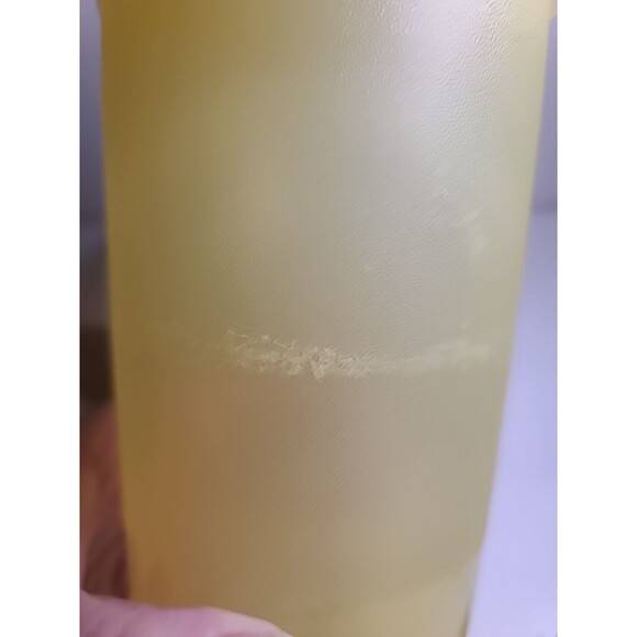 3 Piece Vintage Tupperware Yellow Cannister Base 321-6 w/ Flip Top Lid 563A-3 - Picture 8 of 8